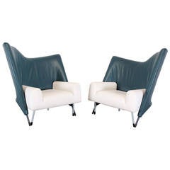 Sculptural Pair of Torso Chairs Paolo Deganello Cassina, 1982 12