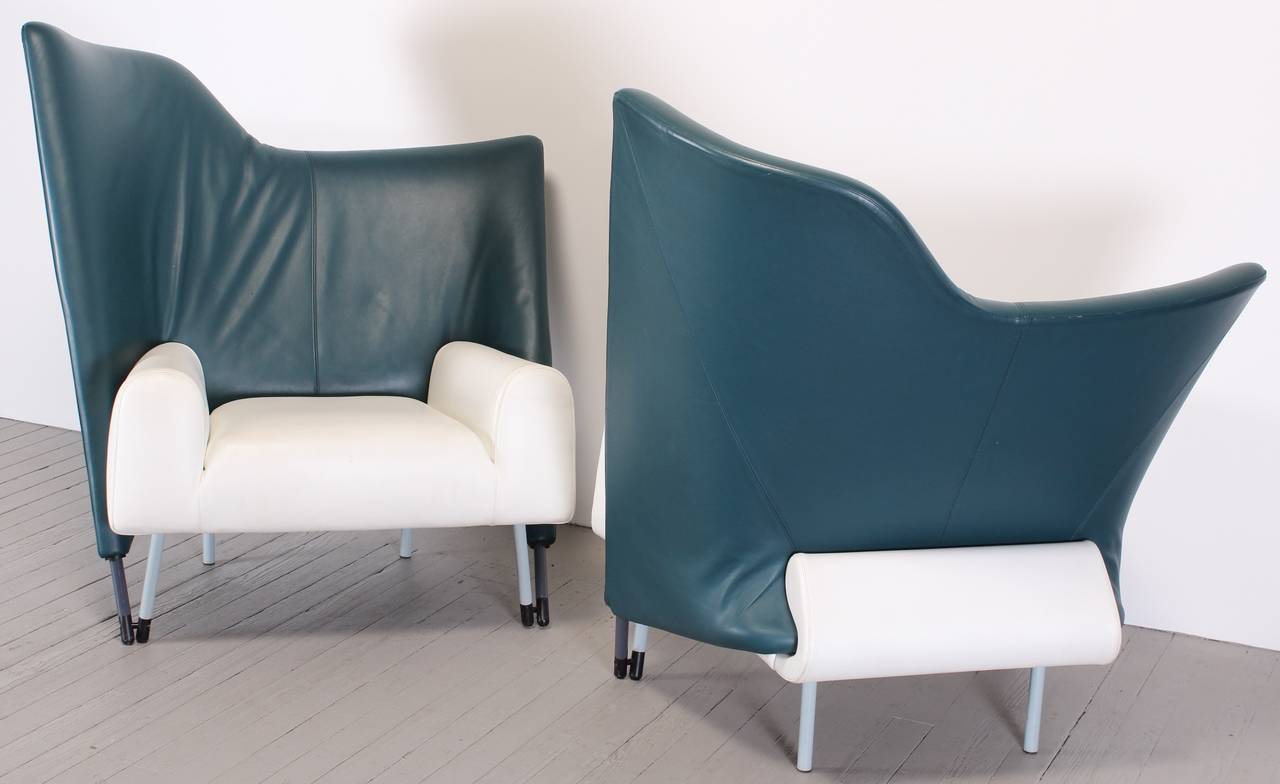 Sculptural Pair of Torso Chairs Paolo Deganello Cassina, 1982 In Good Condition In Hamburg, PA