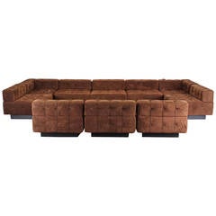 Ten-Piece Sectional Sofa by Harvey Probber, 1970