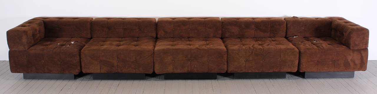 American Ten-Piece Sectional Sofa by Harvey Probber, 1970