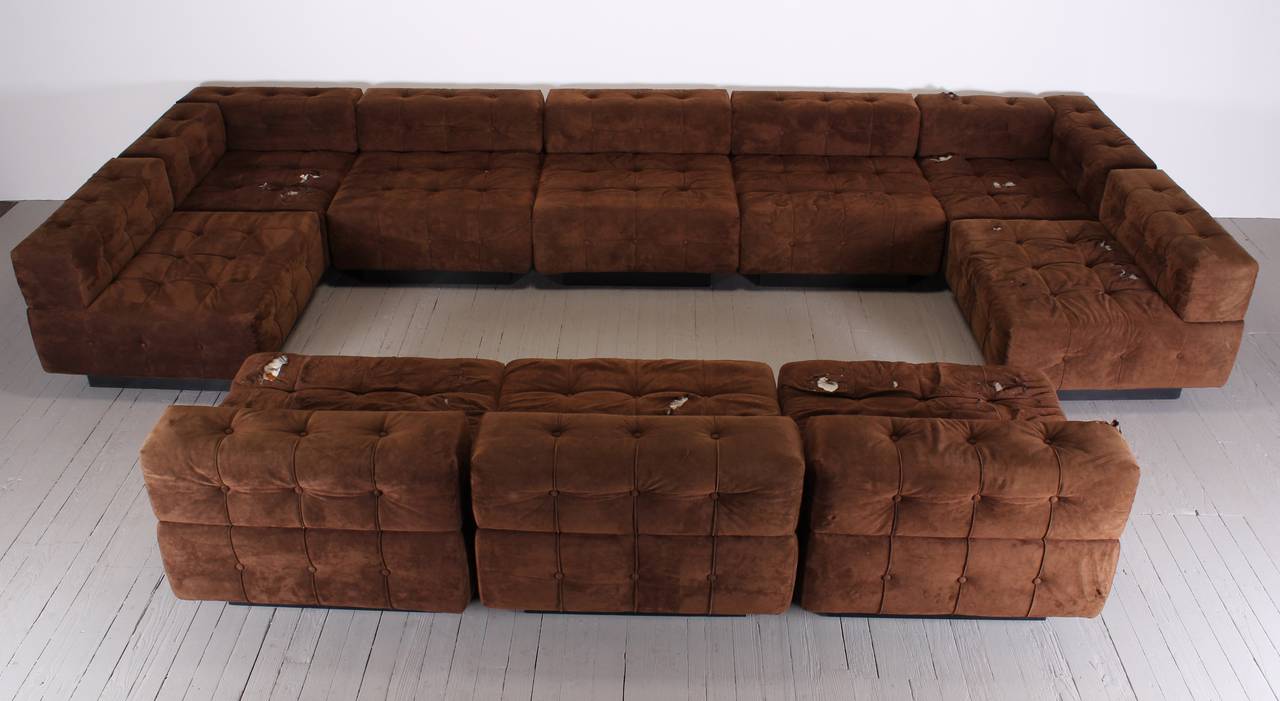 Late 20th Century Ten-Piece Sectional Sofa by Harvey Probber, 1970