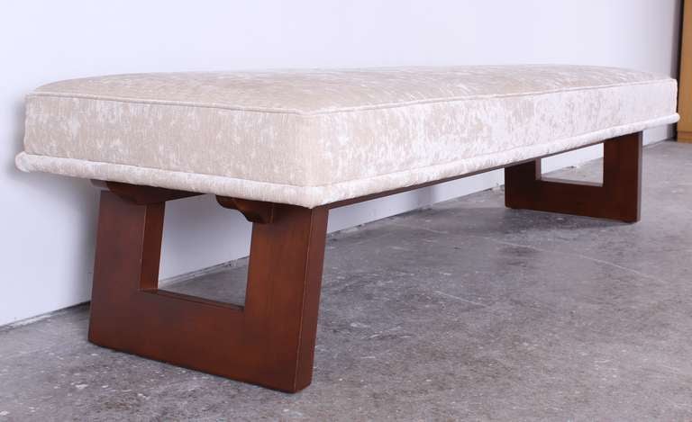 American Paul Frankl Upholstered Bench