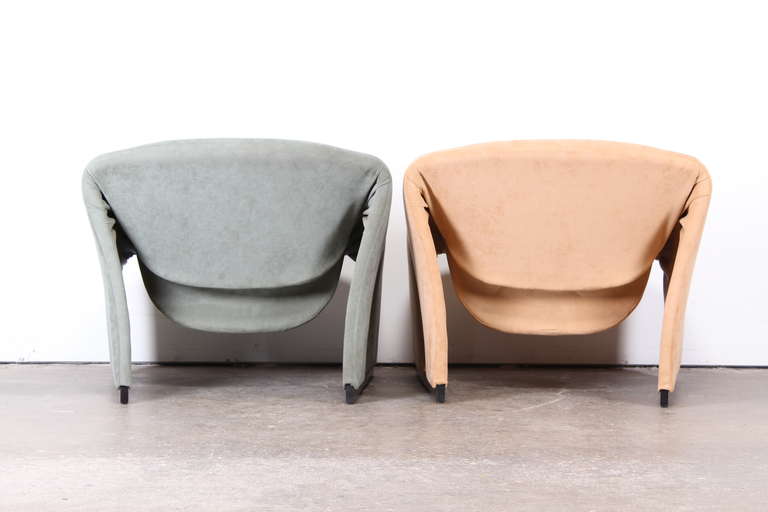 Metal Groovy Lounge Chairs by Pierre Paulin for Artifort