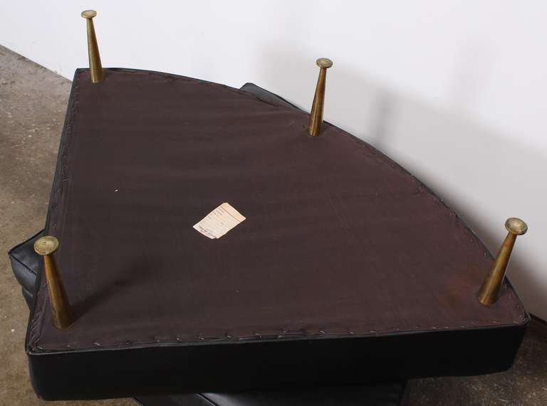 Extra Large Sectional Circular Ottoman by Dunbar at 1stDibs round sectional ottoman, large