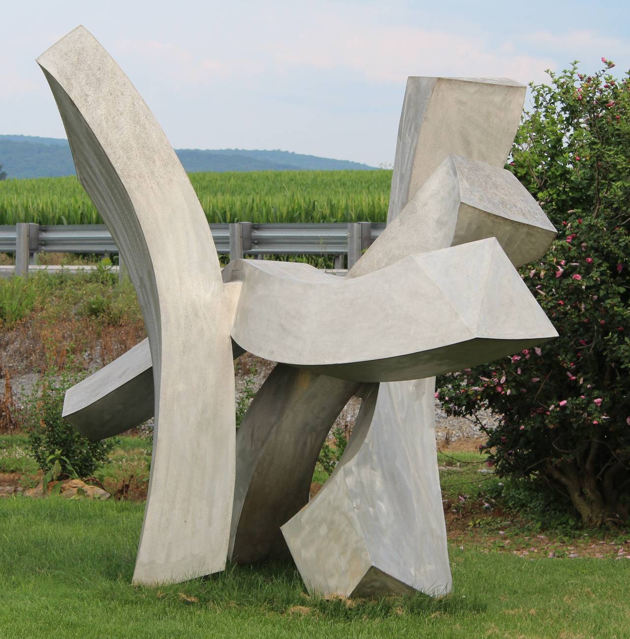 Modern Monumental Outdoor Garden Sculpture by Jon Krawczyk, 1998
