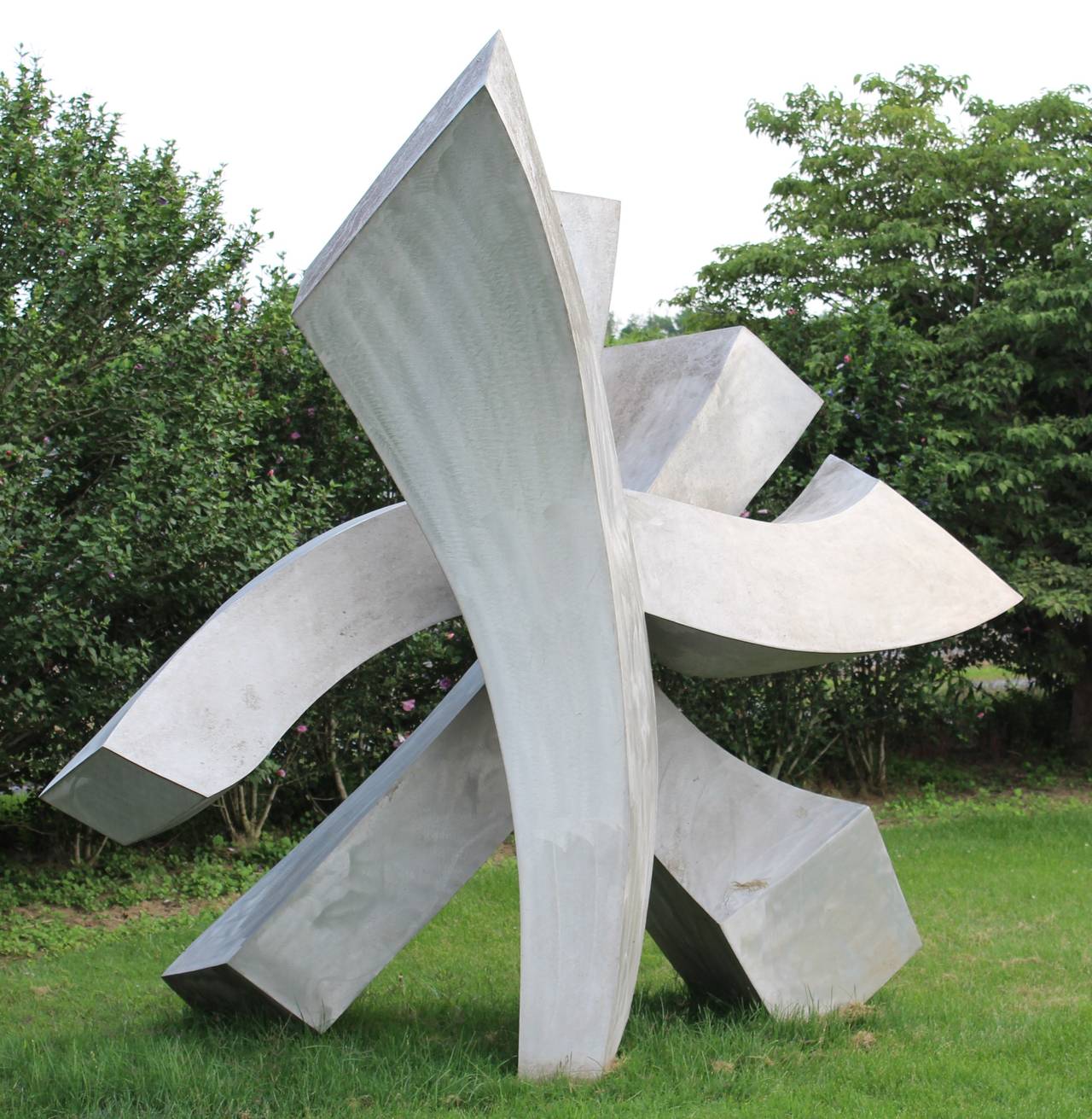Monumental Outdoor Garden Sculpture by Jon Krawczyk, 1998 In Good Condition In Hamburg, PA