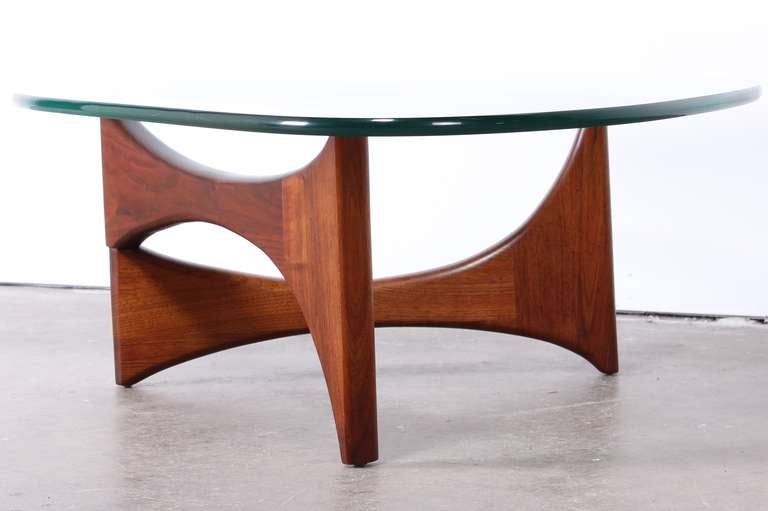 American Adrian Pearsall Sculptural Free Form Cocktail Table