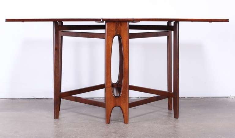 Danish Moller Style Rosewood Drop Leaf Table