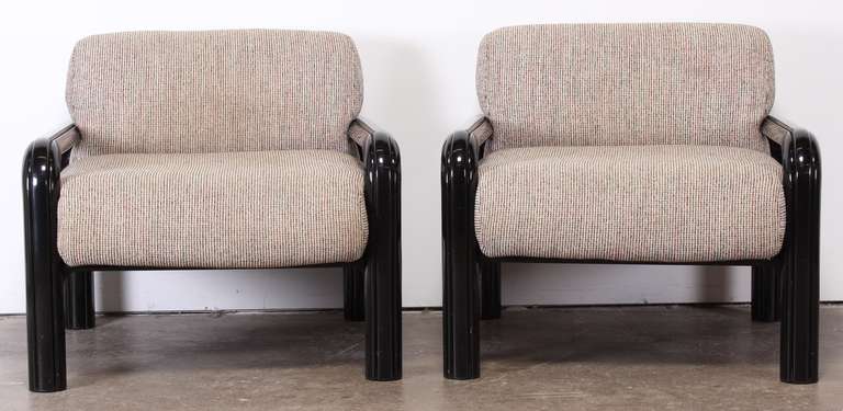 American Pair of Chairs Designed by Gae Alente for Knoll