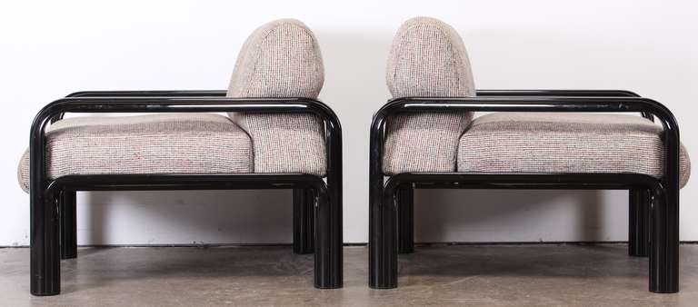 Late 20th Century Pair of Chairs Designed by Gae Alente for Knoll