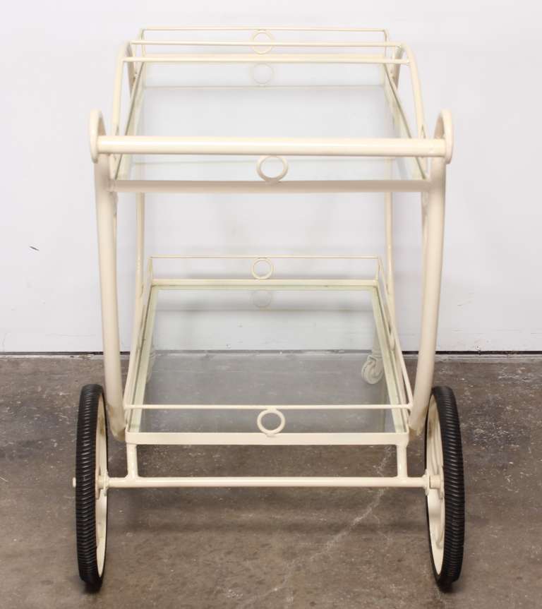 American Wrought Iron Tea Cart by Salterini