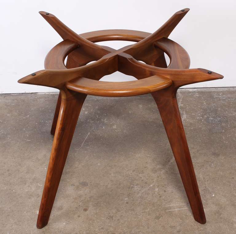 American Modernist Walnut Dining Table by Adrian Pearsall