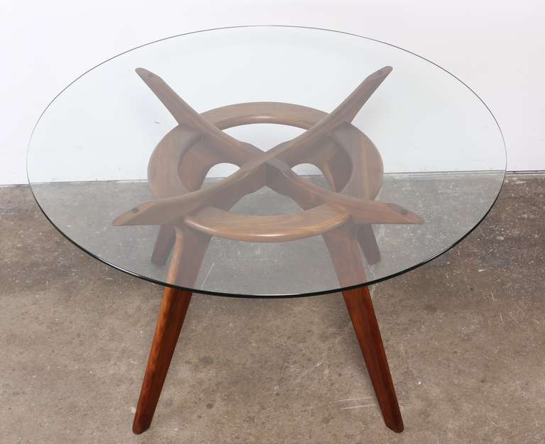 Modernist Walnut Dining Table by Adrian Pearsall 1