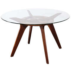 Modernist Walnut Dining Table by Adrian Pearsall