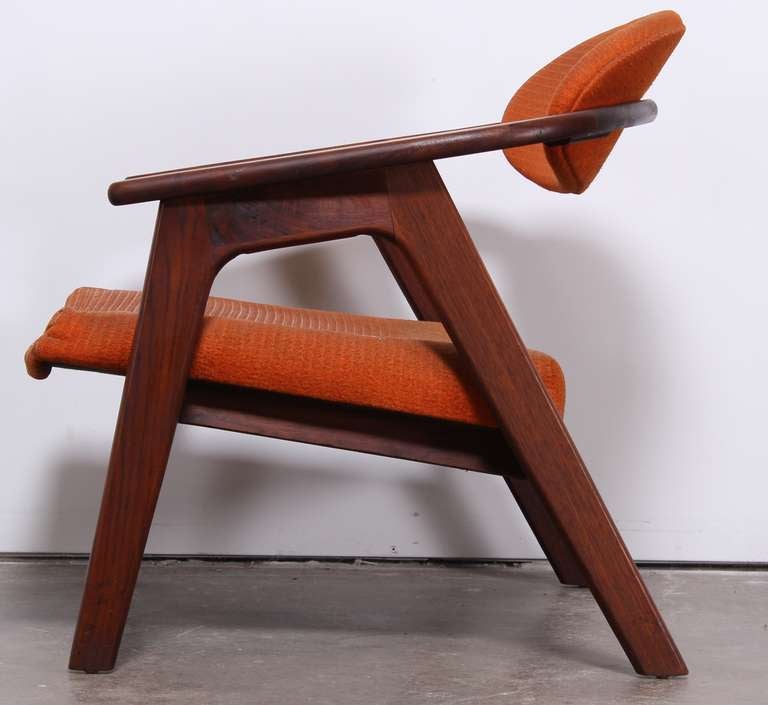 This is one of the best examples of Adrian Pearsall's designs for Craft Associates. It is a iconic 1960's stylized Mid Century Modern chair.