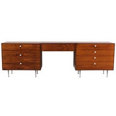 George Nelson Thin Edge Rosewood Vanity for Herman Miller, 1960