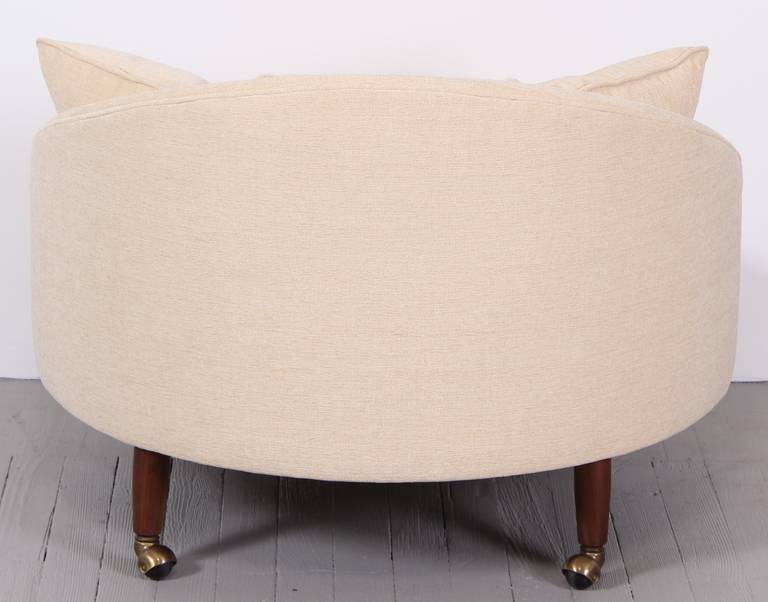 American Saucer Chair and Ottoman by Adrian Pearsall