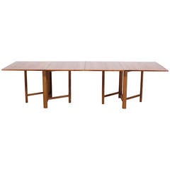 Drop-Leaf Table in the Style of Bruno Mathsson