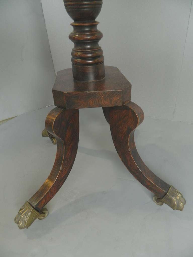 Parquetry Top Antique Table In Good Condition In Houston, TX