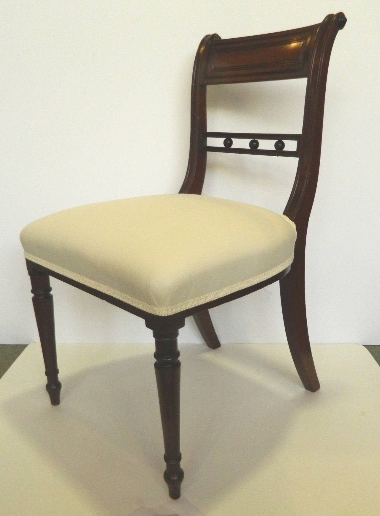 British 12 English Regency Dining Chairs