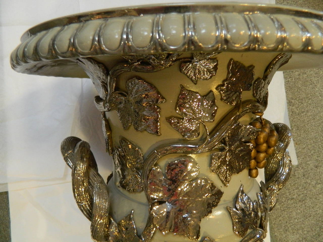 Stoneware Greek Revival Large Urn For Sale