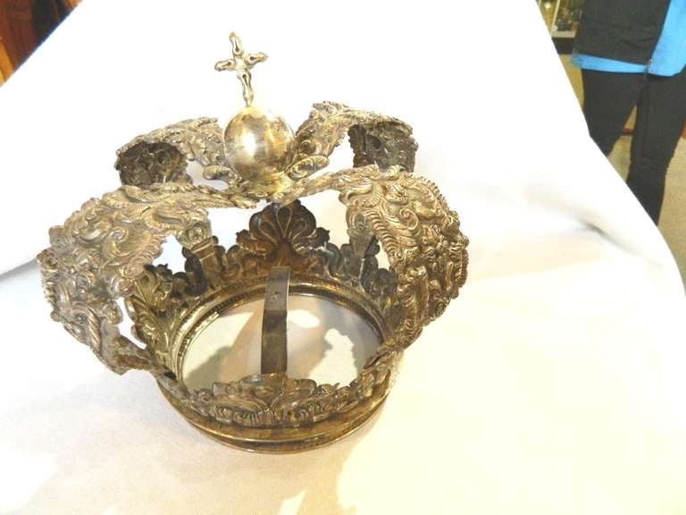 Large Silver Crown For Sale 3