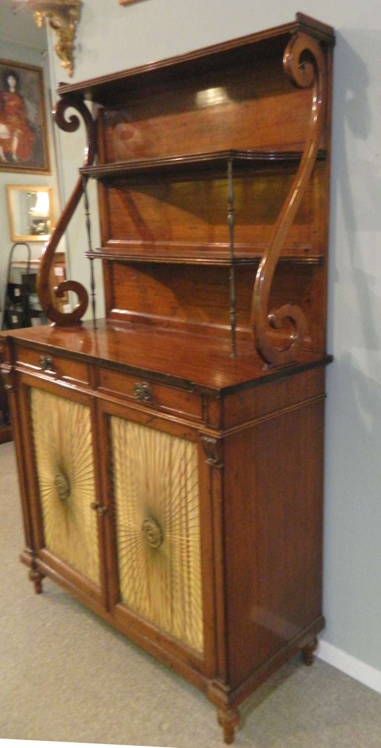 English Mahogany Chiffonier 19th Century