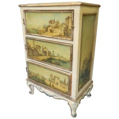 Painted Italian Side Cabinet