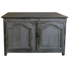 Gray Painted Louis XV Buffet