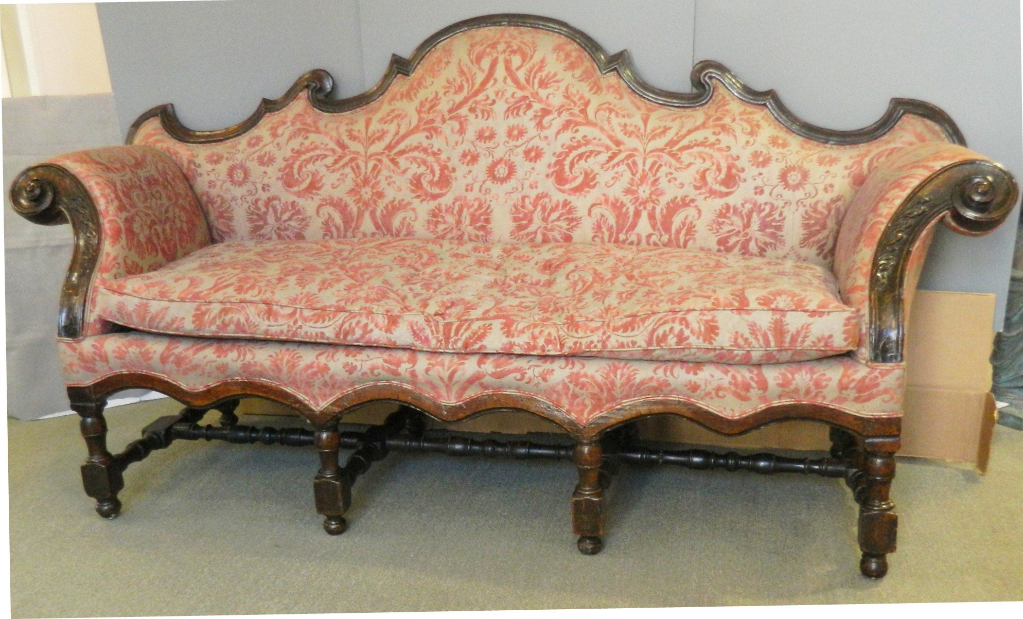 Italian Rococo Sofa 19th century