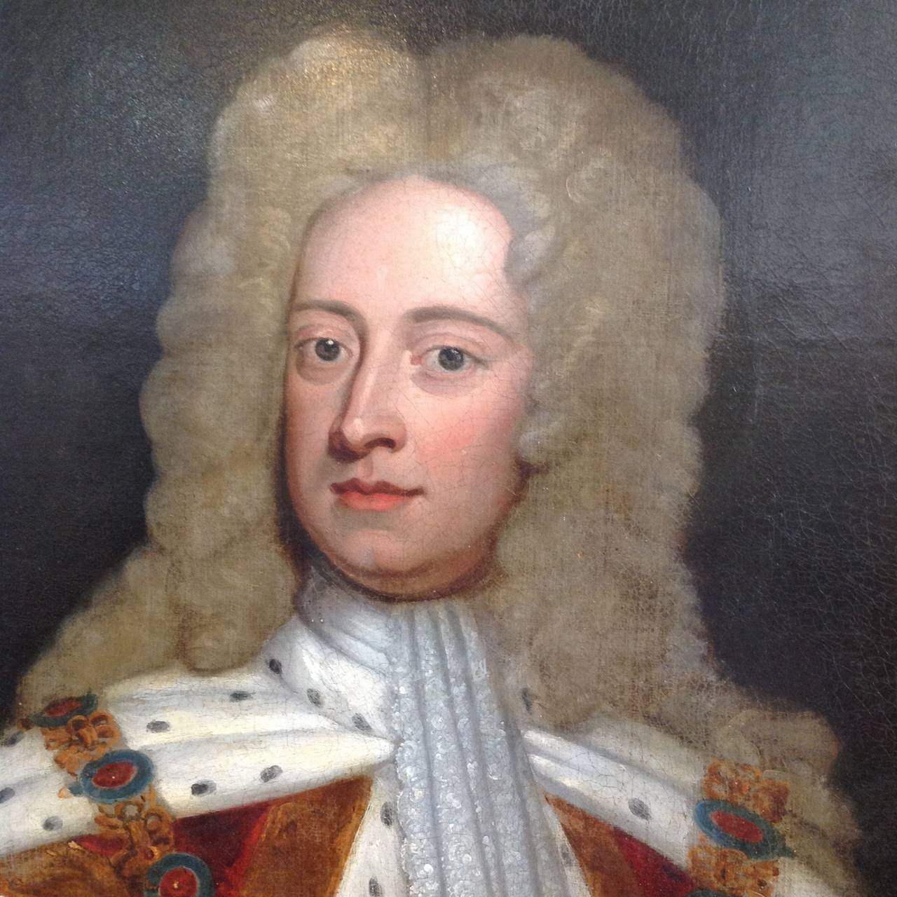 King George II, Oil on Canvas, England, circa 1750 1