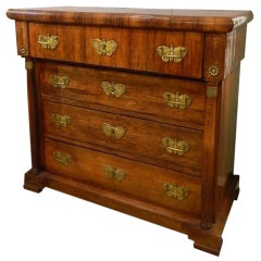 Biedermeier Style Chest Butterfly Hardware