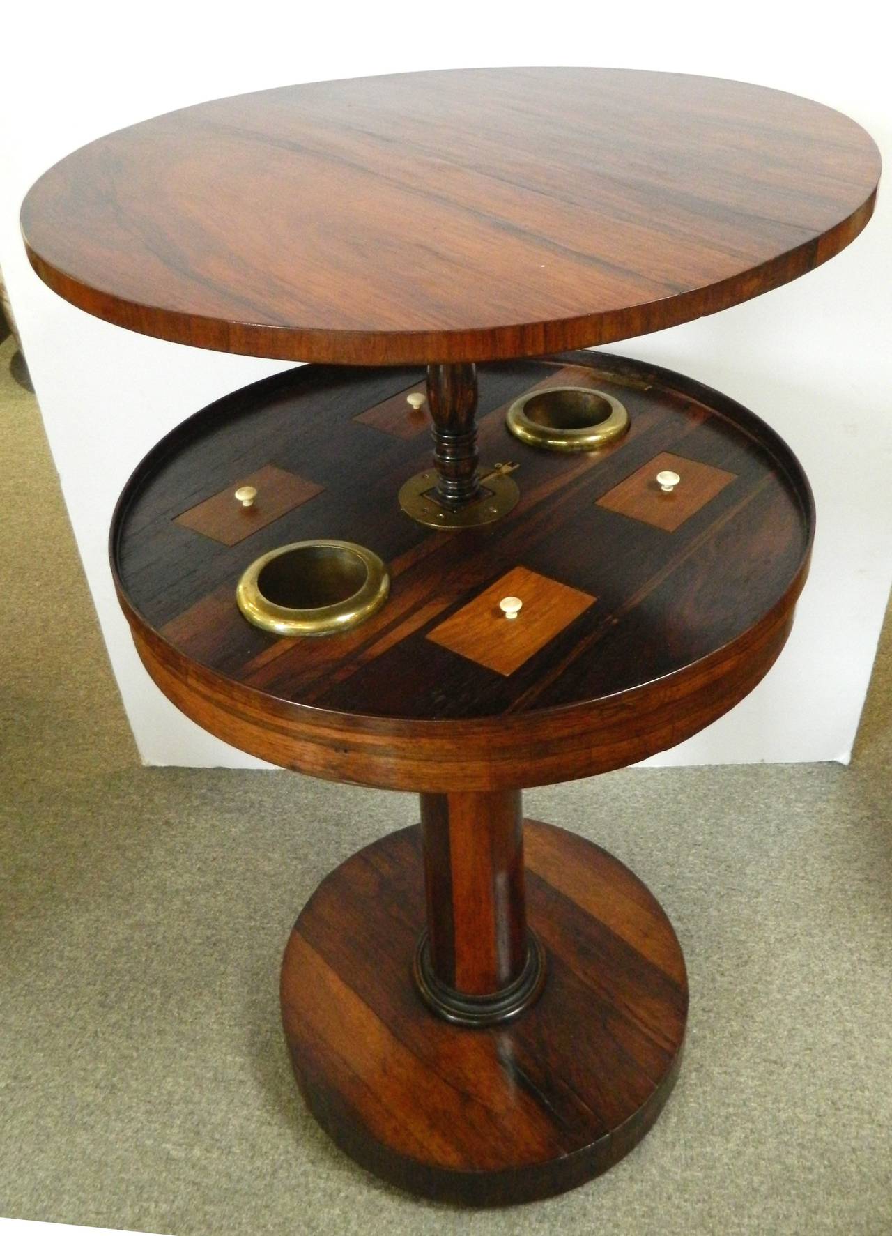 Rosewood Smoking Table English