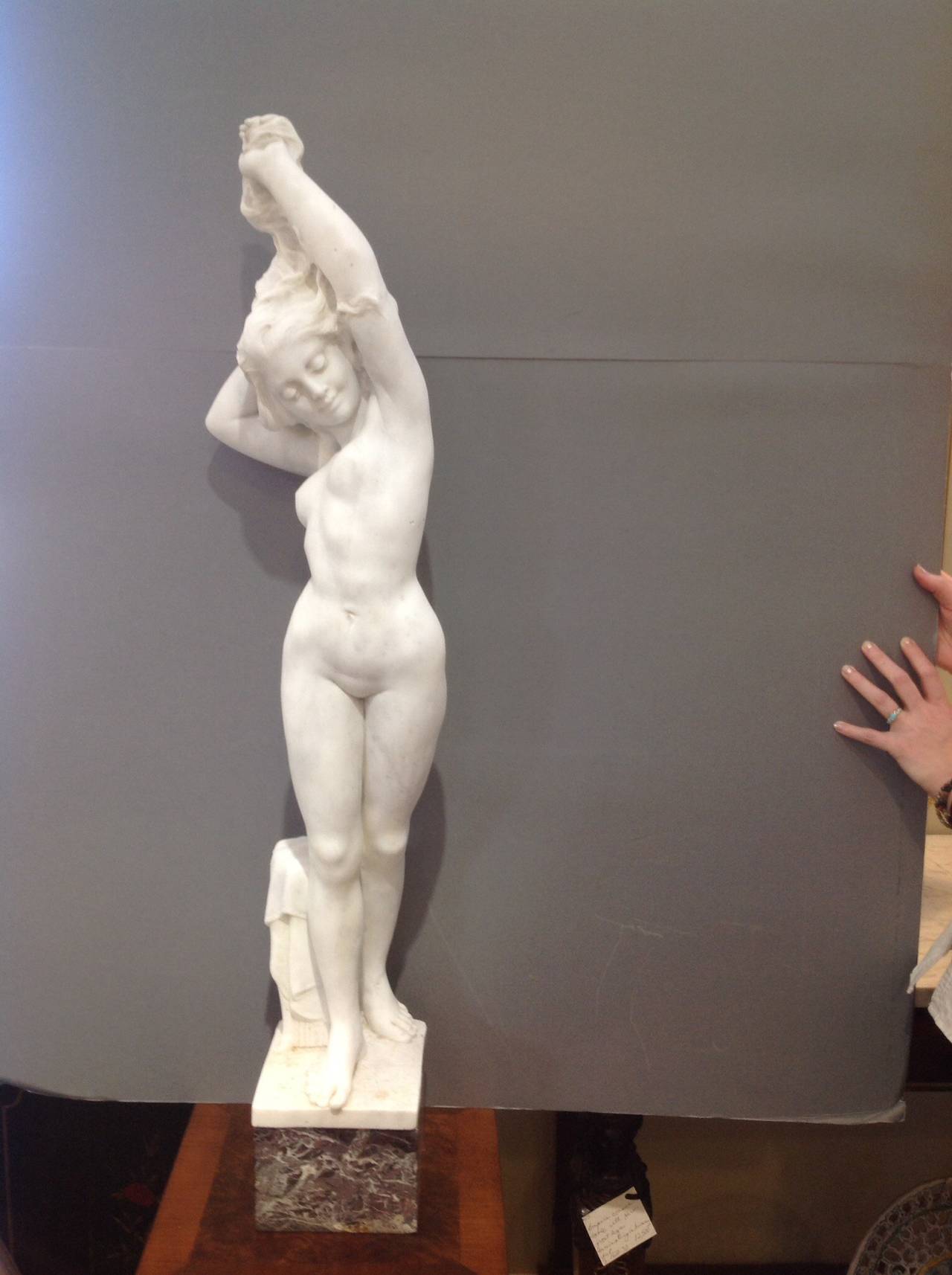 Nude Marble Figure Bargelli For Sale 1