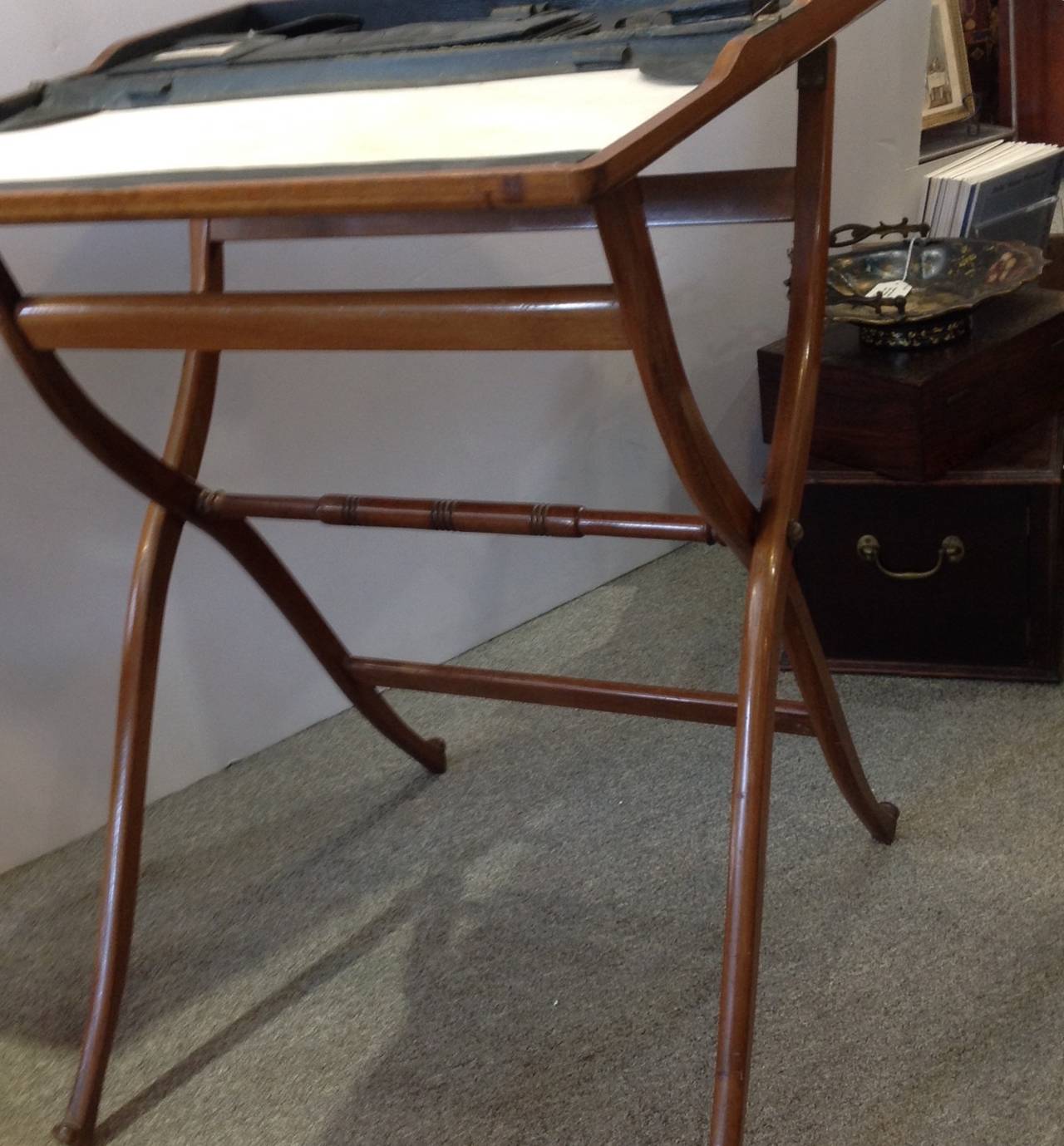 20th Century Folding Desk or Writing Table, circa 1900 For Sale