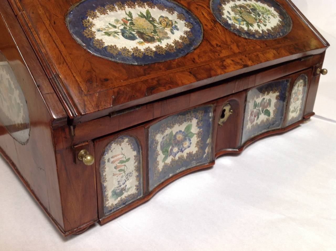 Baroque Miniature Table Top Desk For Sale