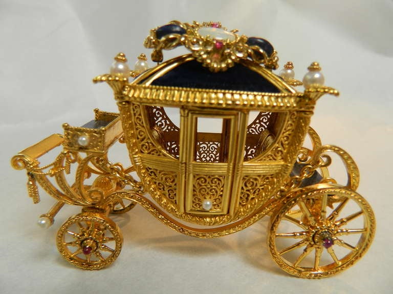 American Imperial Wedding Coach Igor Carl Faberge'