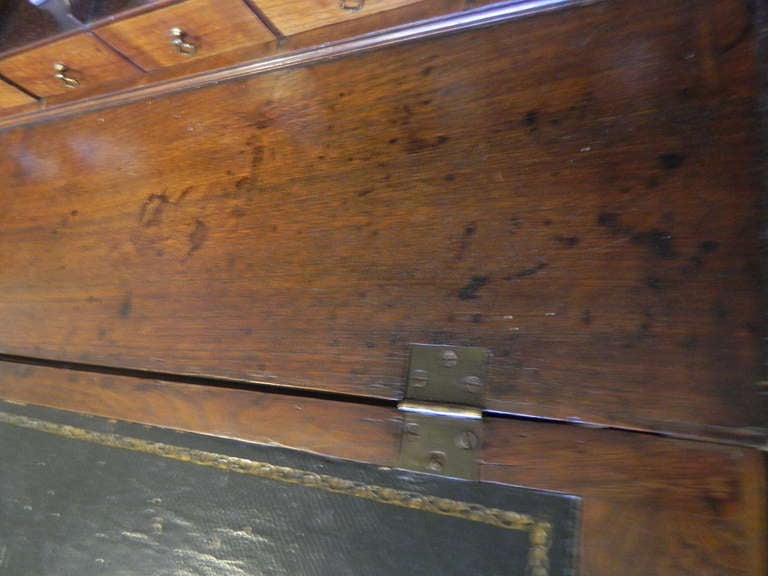 Antique English Georgian Style Secretary Bookcase Mahogany 4