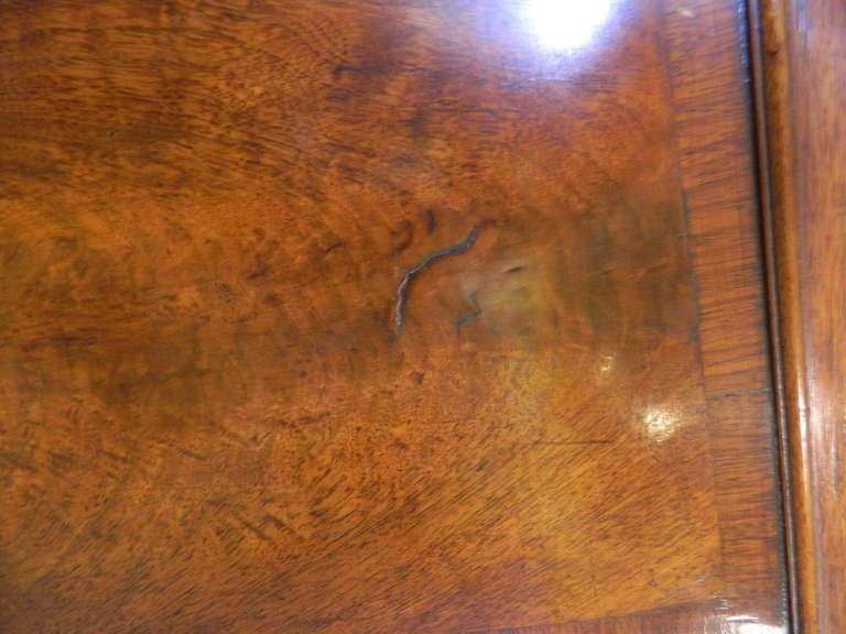 Antique English Georgian Style Secretary Bookcase Mahogany 3