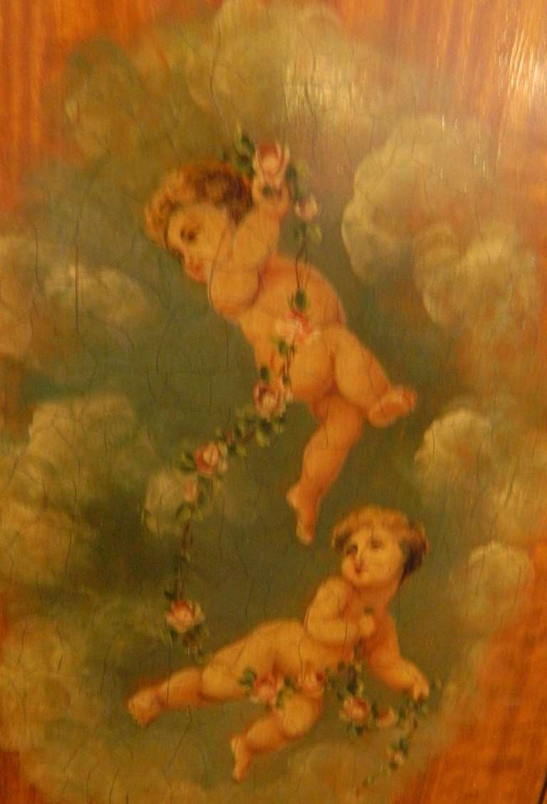 Painted Sheraton Revival Carlton House Desk 2