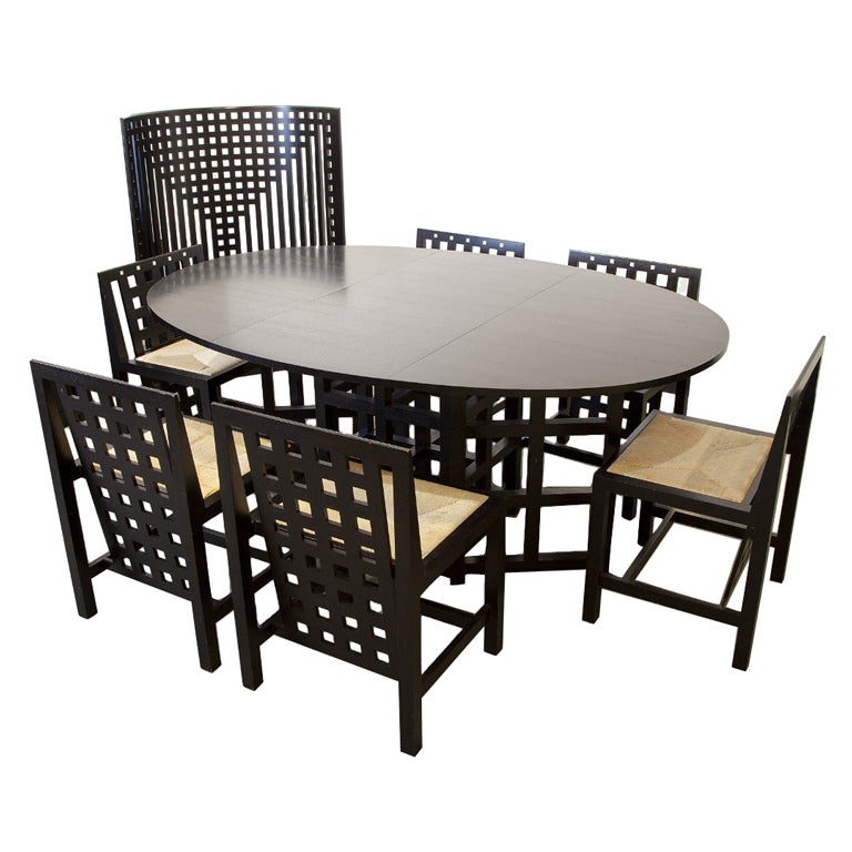 Macintosh by Cassina Dining Table, Chairs & Sideboard