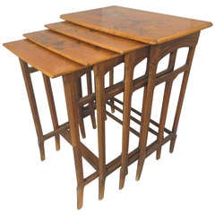 Majorelle Art Nouveau Nesting Tables