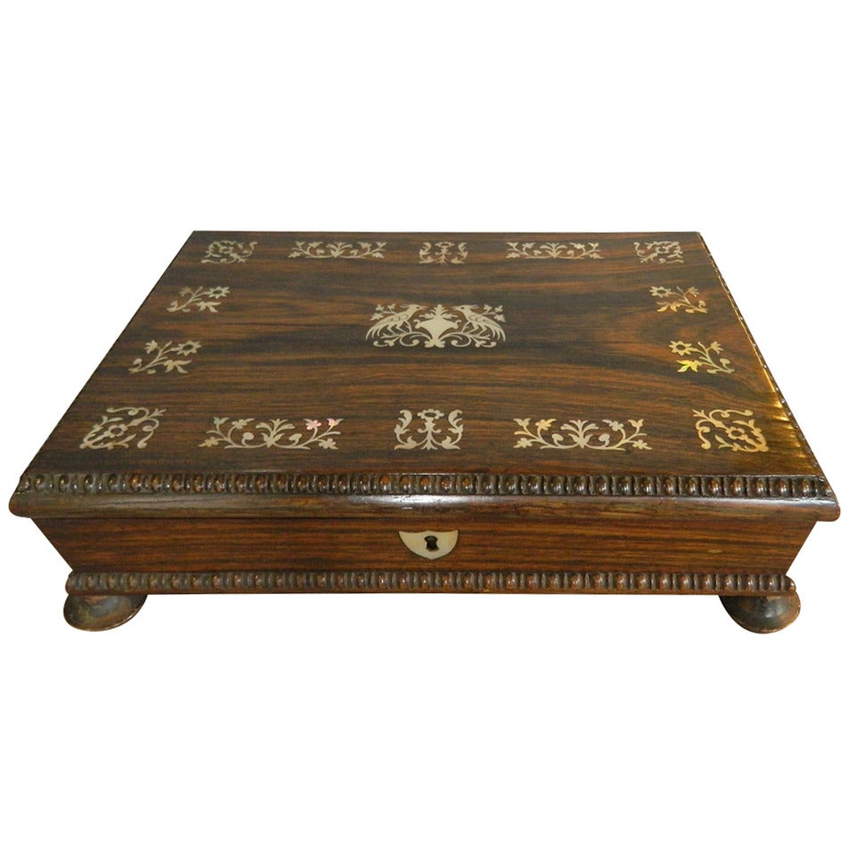 Rosewood Games Box For Sale