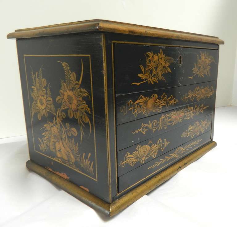 British Chinoiserie Mah Jong Set 