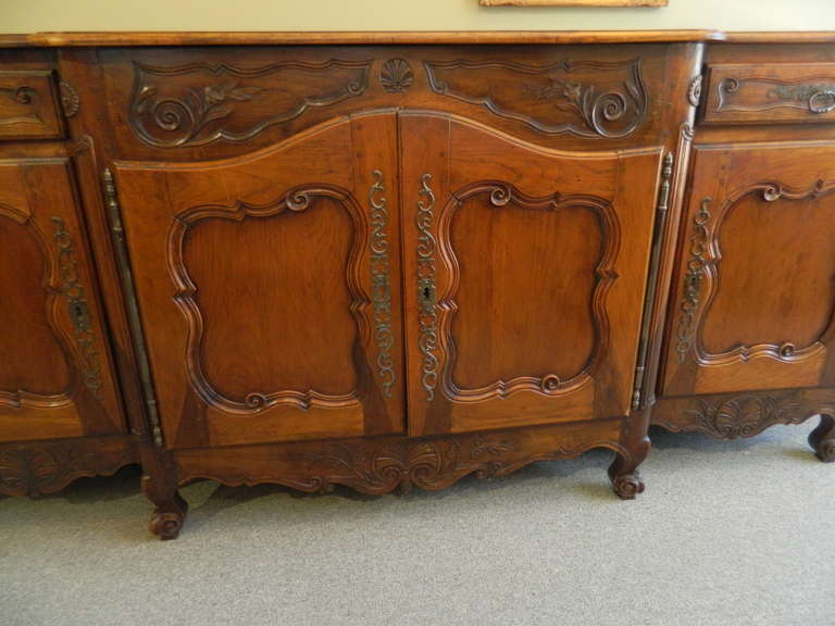 18th Century French  Fruitwood Buffet For Sale 2