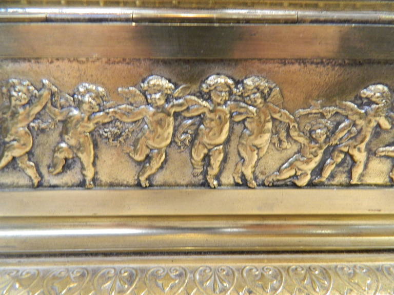 Bronze Jewelry Casket, Neoclassical Revival For Sale 1