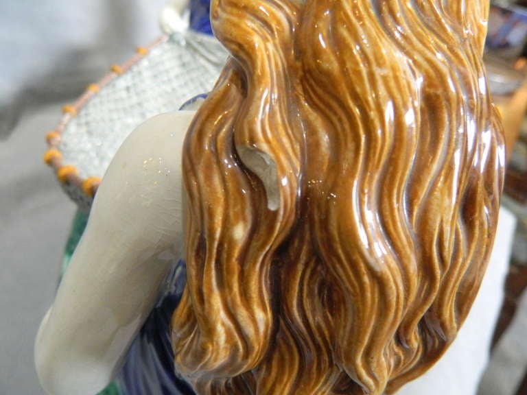 Low Naiad Centre Wedgwood Majolica at 1stdibs