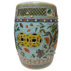 Antique Chinese Porcelain Garden Seat