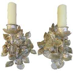 Silvered and Gilded Wall Sconces
