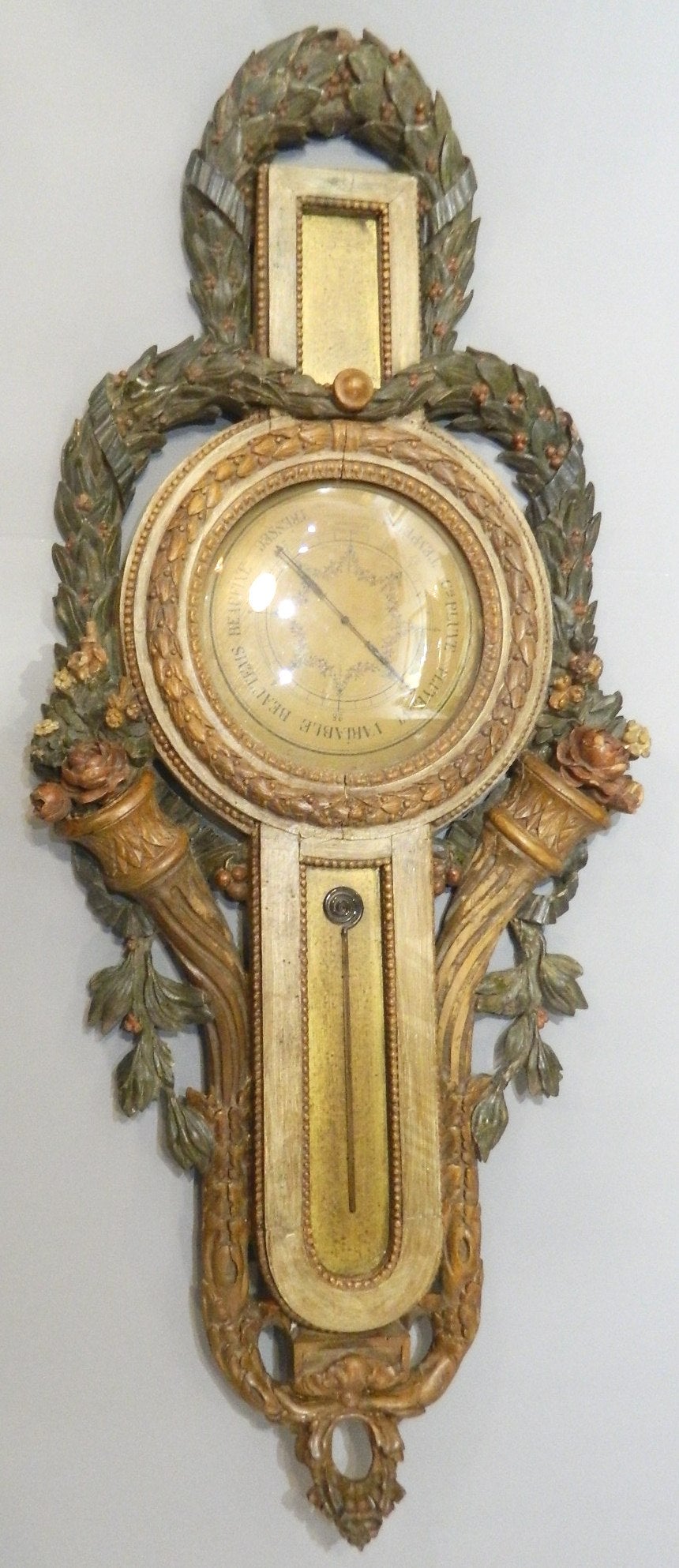 Eclectic French 19th Century Barometer For Sale